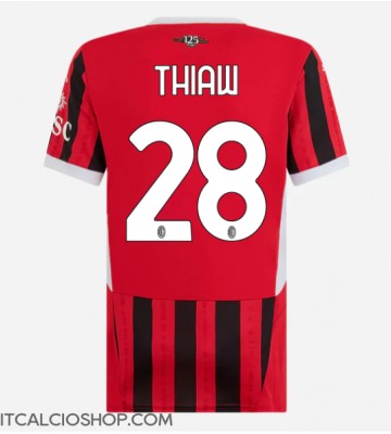 AC Milan Malick Thiaw #28 Prima Maglia Femmina 2024-25 Manica Corta